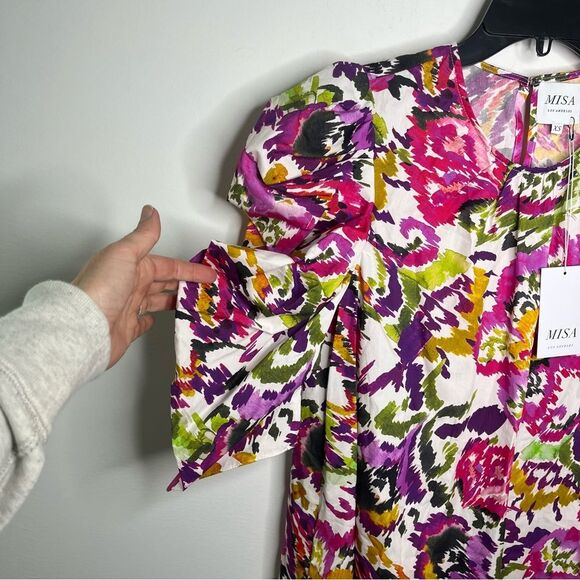 Misa Los Angeles Emilia Cotton Mini Dress XS - Picture 5 of 8